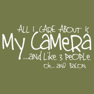 All I Care About is My Camera..... - AS Colour Womens Mali Tee Design